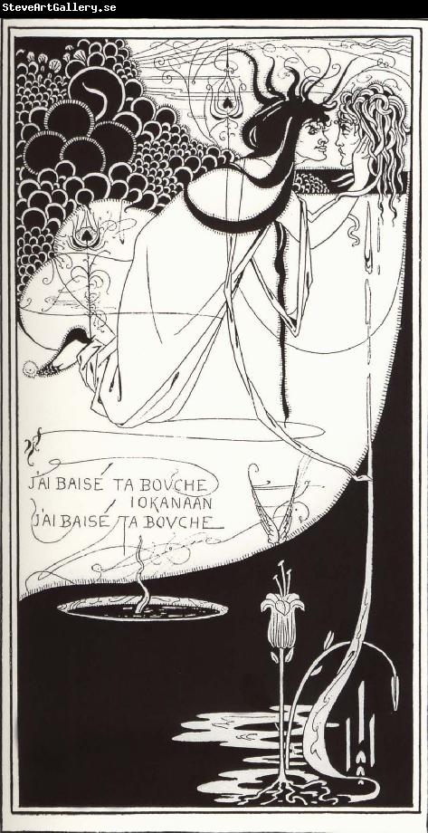 Aubrey Beardsley I have kissed your mouth lokanaan